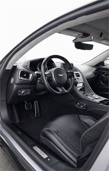 2021 Aston Martin DB11 in Satin Grey Wrap - interior photo 14
