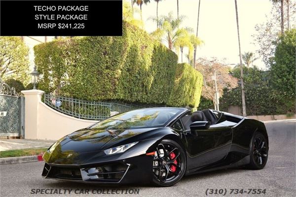 2017 Lamborghini Huracan Spyder in Nero Noctis - exterior photo 2