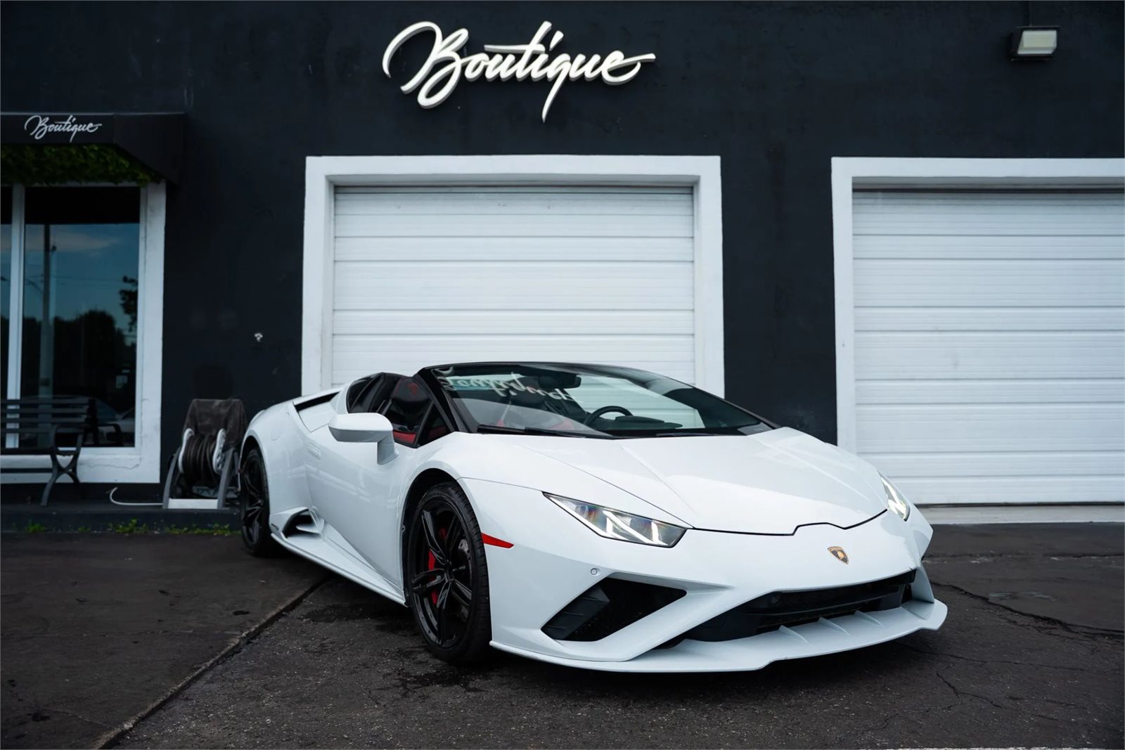 2021 Lamborghini Huracan EVO Spyder LP580-2 in White - exterior photo 1