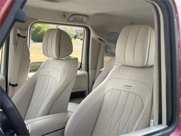 2024 Mercedes-Benz AMG G63 in Cardinal Red Metallic - interior photo 16