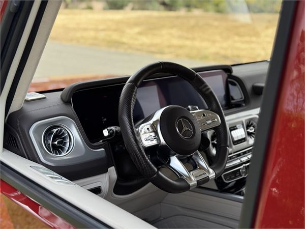 2024 Mercedes-Benz AMG G63 in Cardinal Red Metallic - interior photo 15