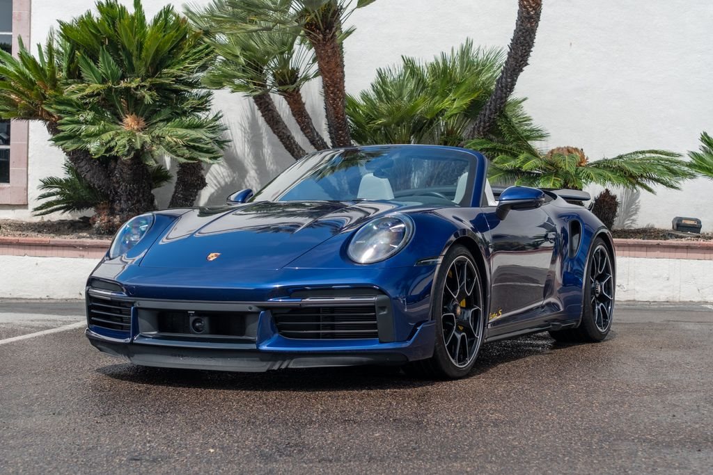 2023 Porsche 911 Turbo in Gentian Blue Metallic - exterior photo 1
