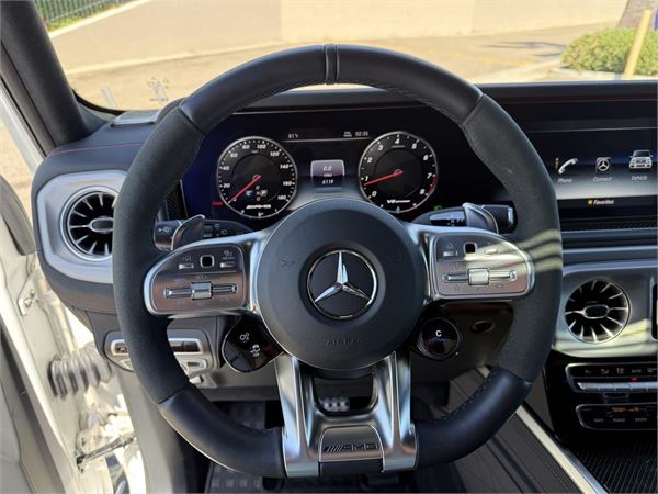 2024 Mercedes-Benz AMG G63 in Moonlight White Magno - interior photo 11