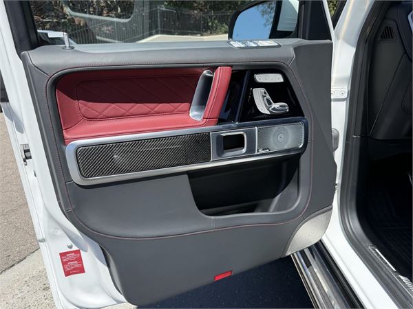 2024 Mercedes-Benz AMG G63 in Moonlight White Magno - interior photo 9