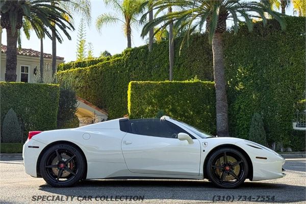 2014 Ferrari 458 Italia Spider in Bianco Avus - exterior photo 6