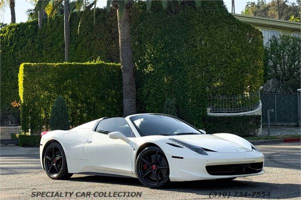 2014 Ferrari 458 Italia Spider in Bianco Avus - exterior photo 4