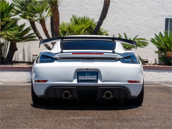 2025 Porsche 718 Cayman GT4 RS Weissach in White - exterior photo 18