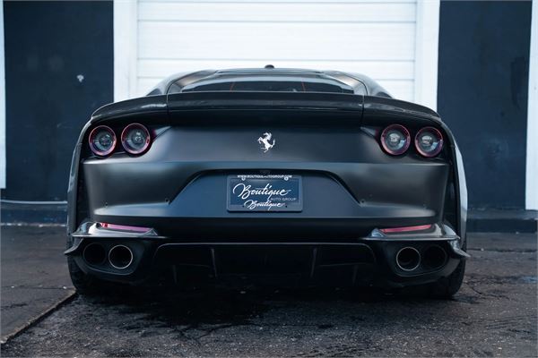 2019 Ferrari 812 Superfast in Nero DS/Satin Black Wrap - exterior photo 5