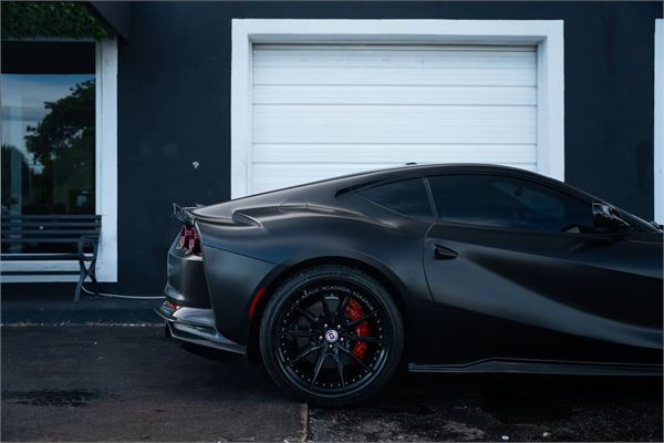2019 Ferrari 812 Superfast in Nero DS/Satin Black Wrap - exterior photo 11