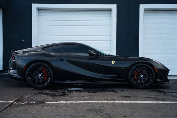 2019 Ferrari 812 Superfast in Nero DS/Satin Black Wrap - exterior photo 10
