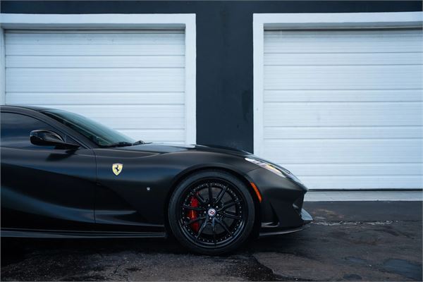 2019 Ferrari 812 Superfast in Nero DS/Satin Black Wrap - exterior photo 12