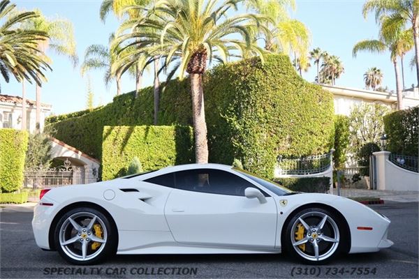 2017 Ferrari 488 GTB in Bianco Avus - exterior photo 5
