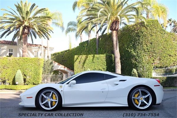 2017 Ferrari 488 GTB in Bianco Avus - exterior photo 9