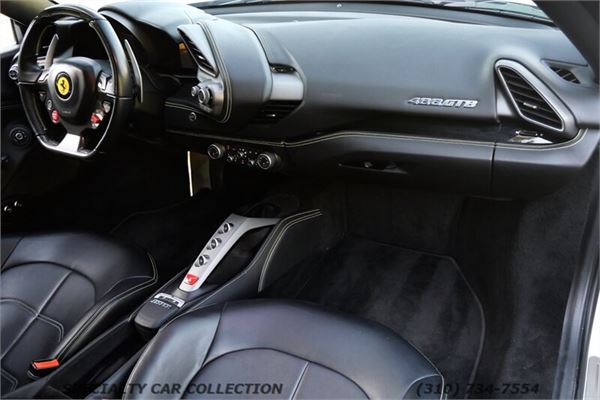 2017 Ferrari 488 GTB in Bianco Avus - interior photo 19