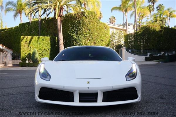 2017 Ferrari 488 GTB in Bianco Avus - exterior photo 3