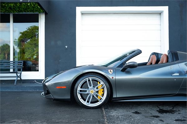 2016 Ferrari 488 Spider in Grigio Silverstone - exterior photo 11