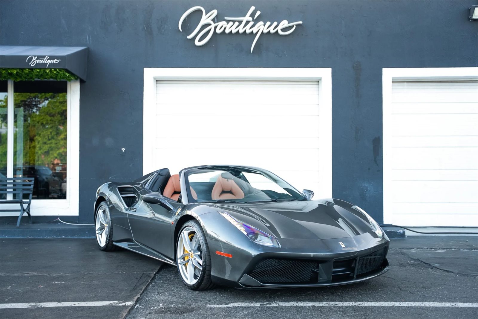 2016 Ferrari 488 Spider in Grigio Silverstone - exterior photo 1