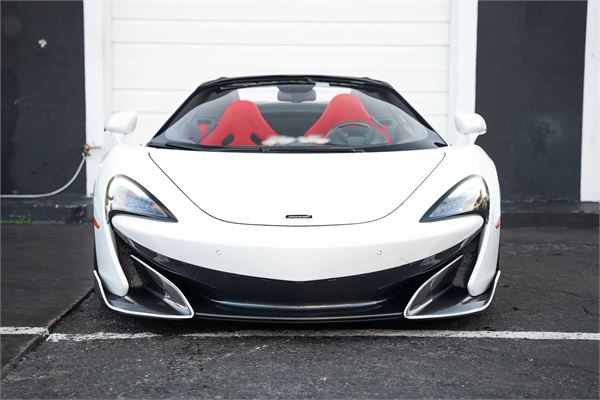 2020 McLaren 600LT Spider in White - exterior photo 2
