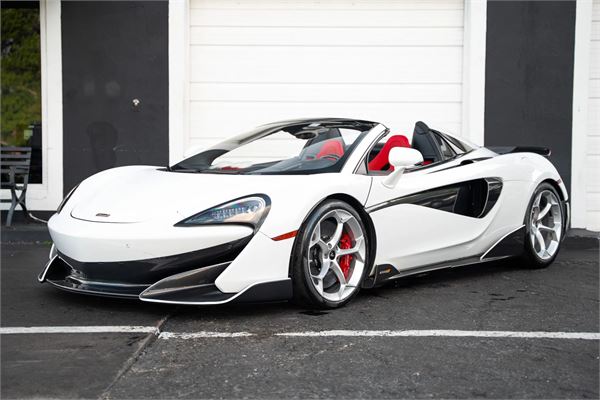 2020 McLaren 600LT Spider in White - exterior photo 3