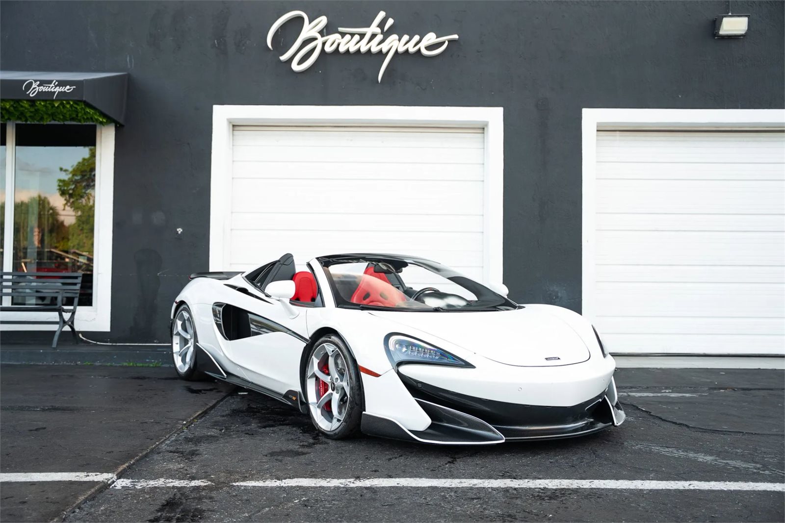 2020 McLaren 600LT Spider in White - exterior photo 1