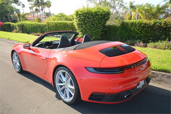 2022 Porsche 911 Carrera Cabriolet in Guards Red - exterior photo 5