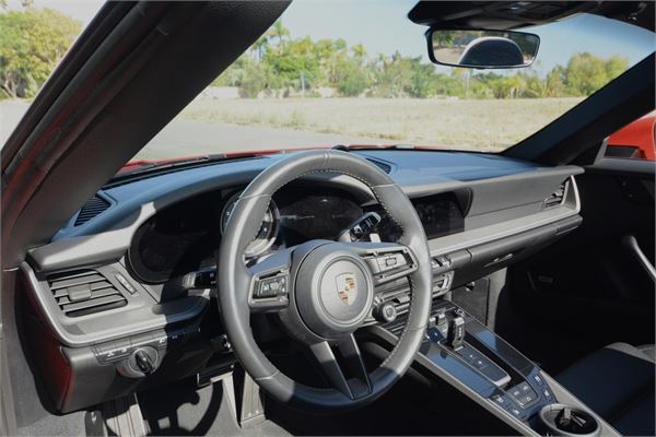 2022 Porsche 911 Carrera Cabriolet in Guards Red - interior photo 21