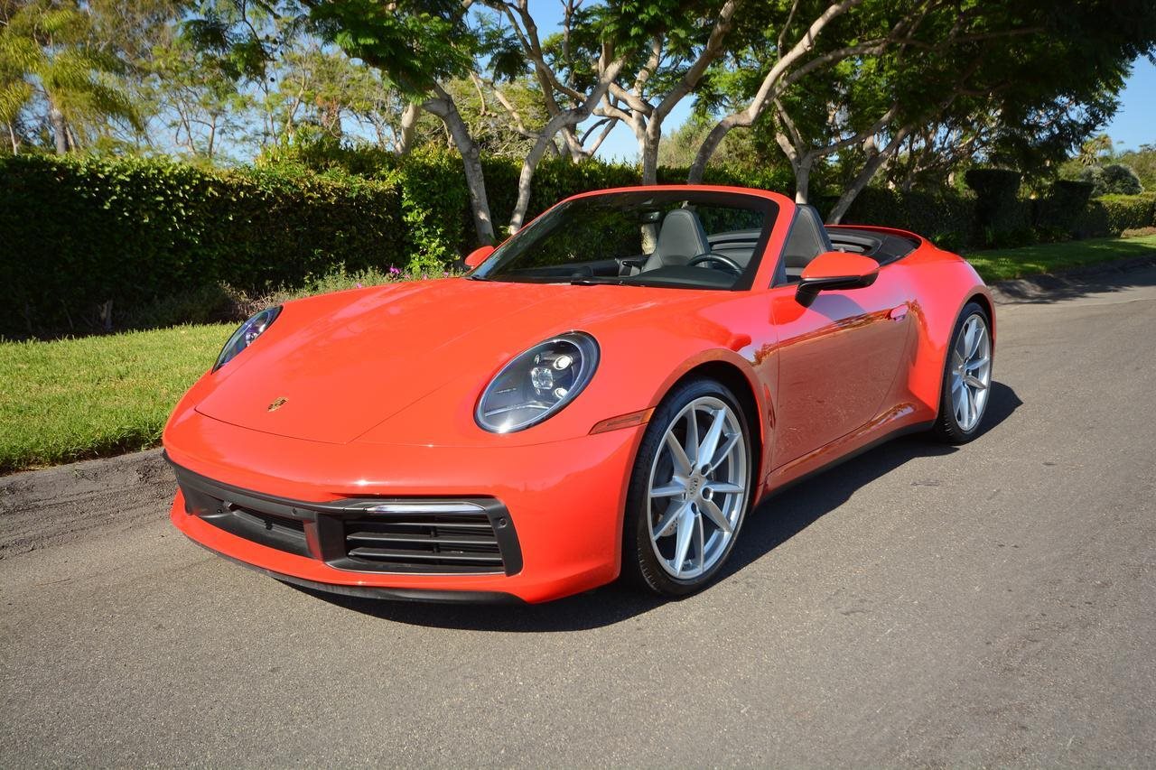 2022 Porsche 911 Carrera Cabriolet in Guards Red - exterior photo 1