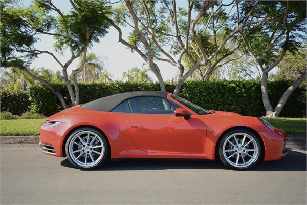 2022 Porsche 911 Carrera Cabriolet in Guards Red - exterior photo 8